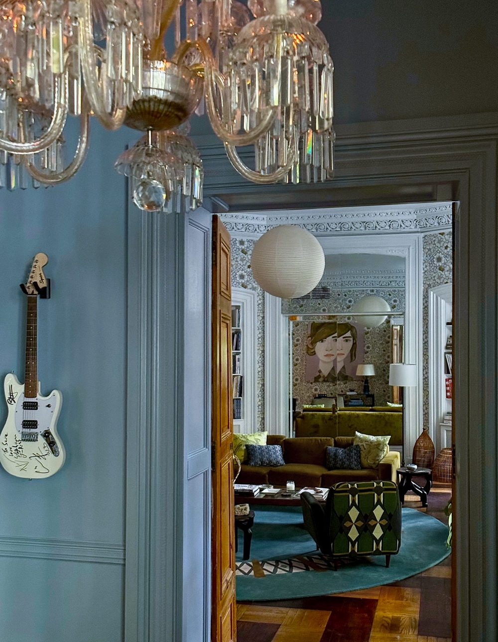 Sara Story game room in her Gramercy Park brownstone