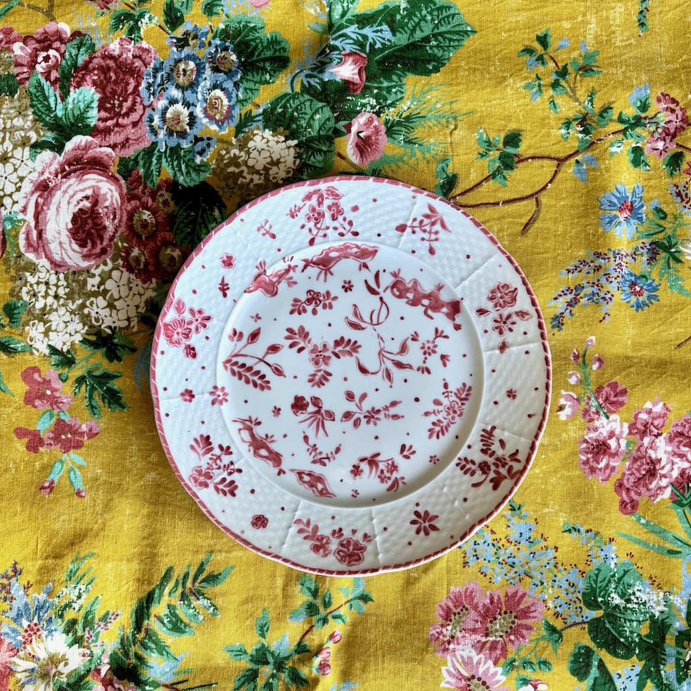 Fleuron Dinner Plate | Rose